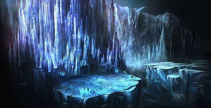 Niflheim di konsep gambar game Thor: God of Thunder