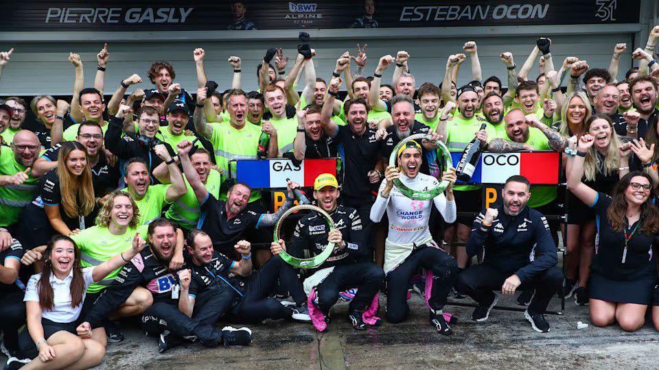 Duo Alpine Senang Naik Podium Bersama di F1 GP Brasil 2024
