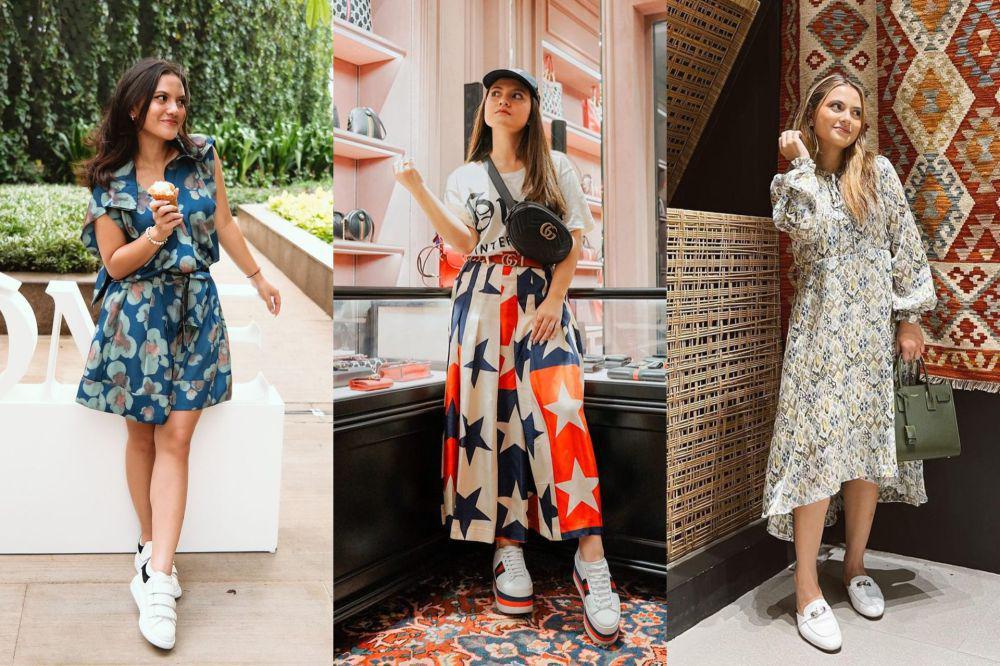 9 Inspirasi Outfit Pattern ala Marsha Aruan, Eye Catching Banget!