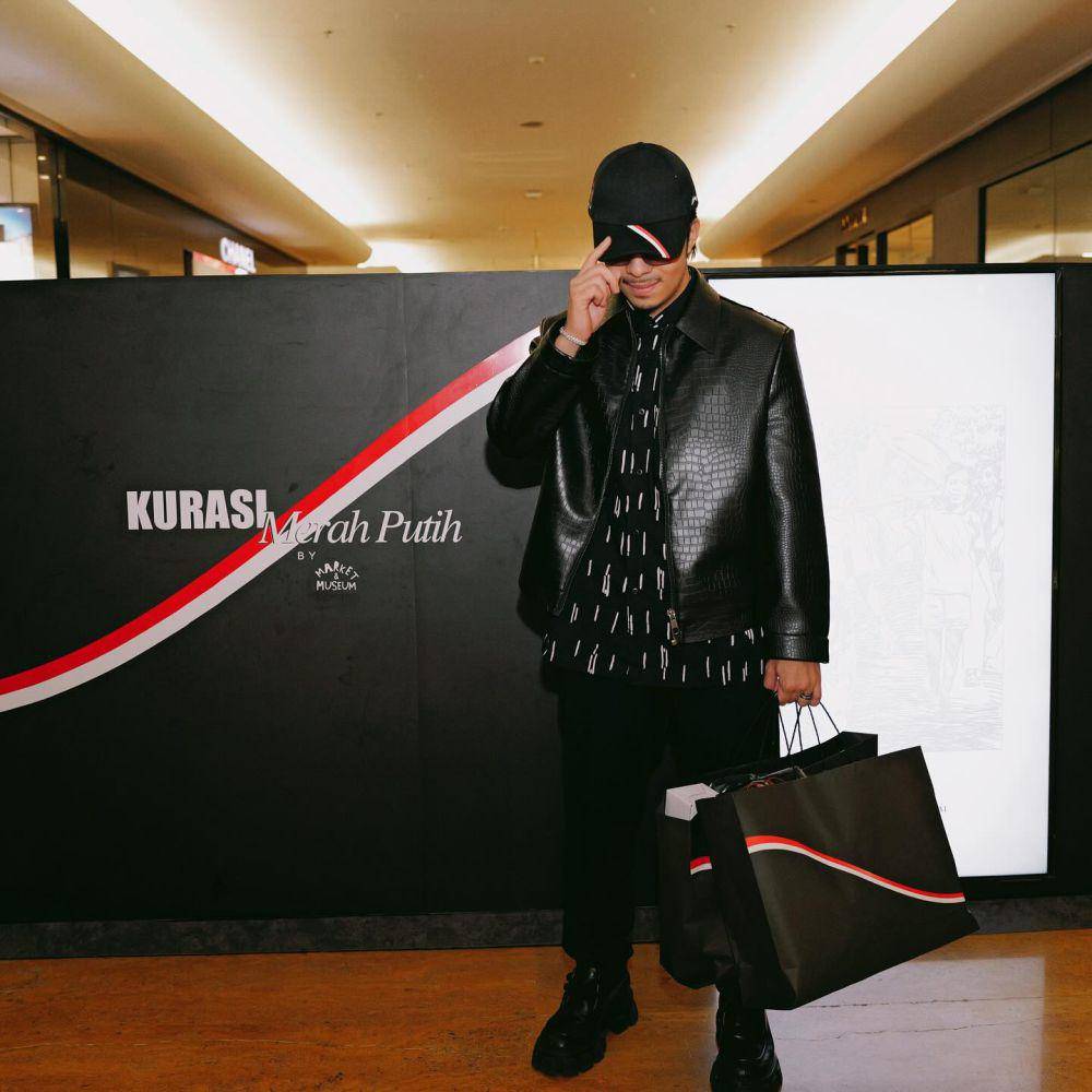 potret Atta Halilintar kunjungi pop up store Kurasi Merah Putih (instagram.com/attahalilintar)