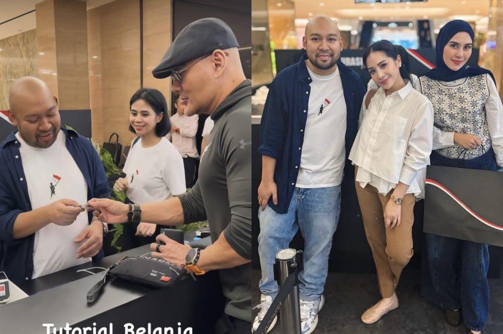 7 Potret Artis di Pop Up Store Kurasi Merah Putih Didit Hediprasetyo