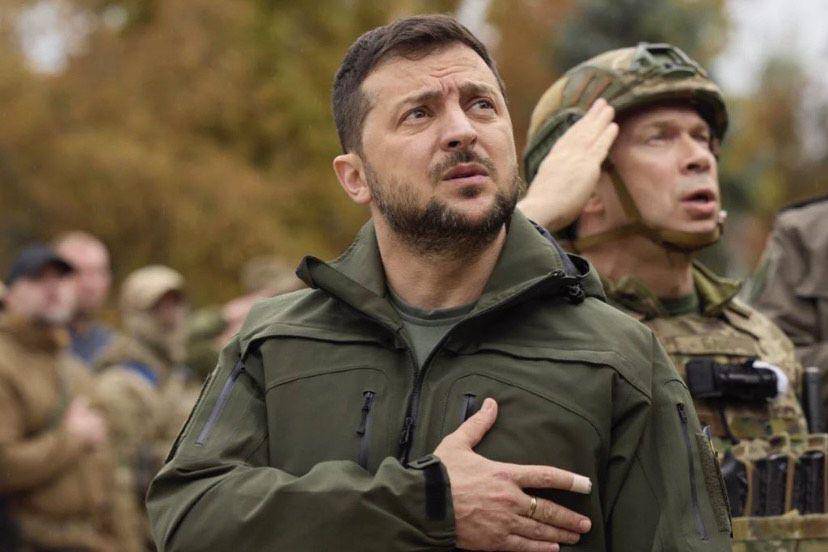 Presiden Ukraina Volodymyr Zelenskiy. (x.com/@MykhailoRohoza)