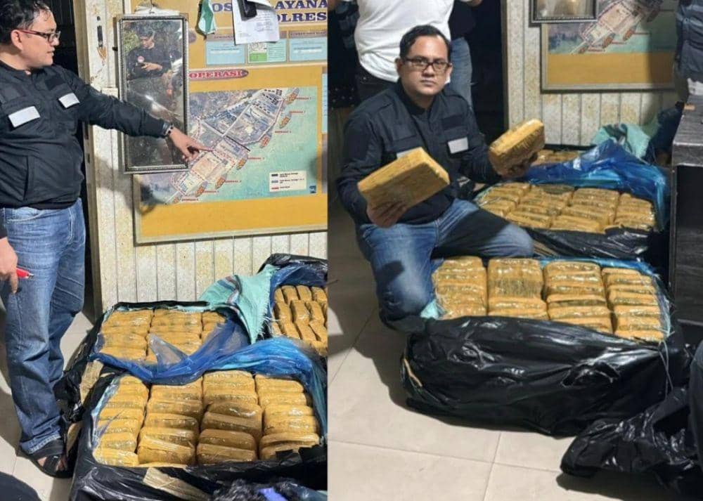 159 Kg Ganja Disita di Pelabuhan Bakauheni, Polisi Tangkap 2 Kurir