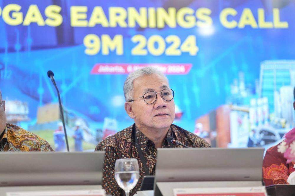 Direktur Utama PGN Arief Setiawan Handoko dalam Earning Calls Kinerja Konsolidasian 9M-2024 PT Perusahaan Gas Negara Tbk (PGN) pada Rabu (6/11). (dok. PGN)