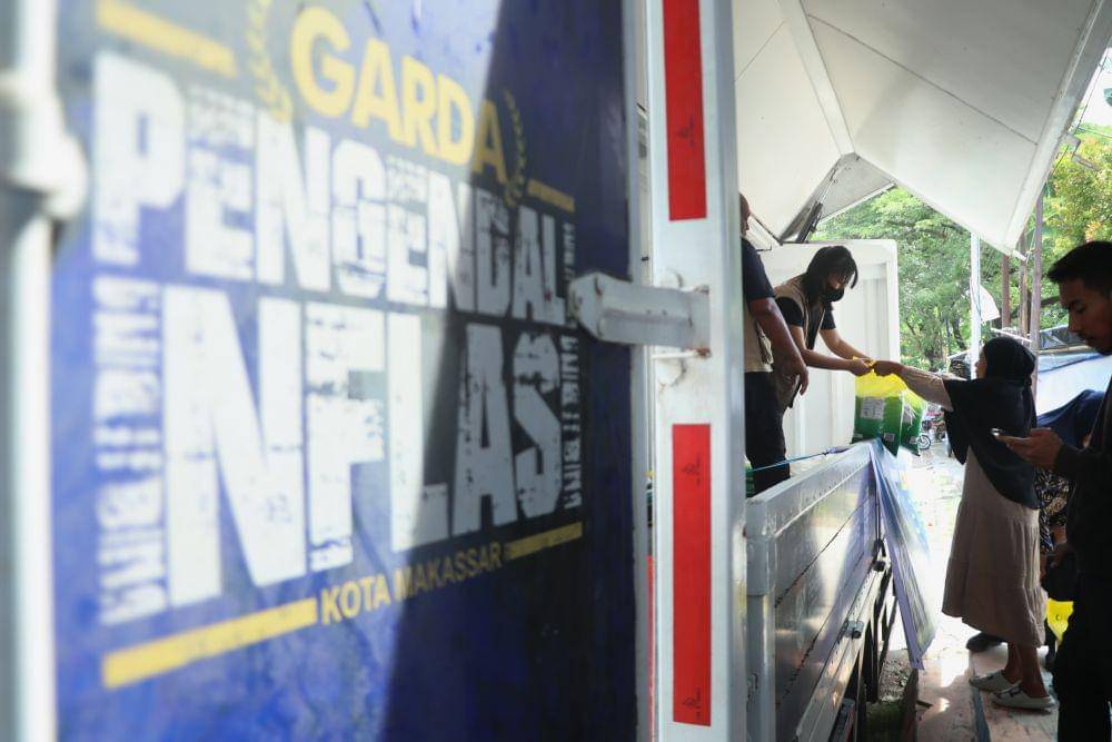 Pasar murah yang diadakan dalam rangka HUT ke-417 Kota Makassar, Kamis (7/11/2024). (Dok. Humas Pemkot Makassar)