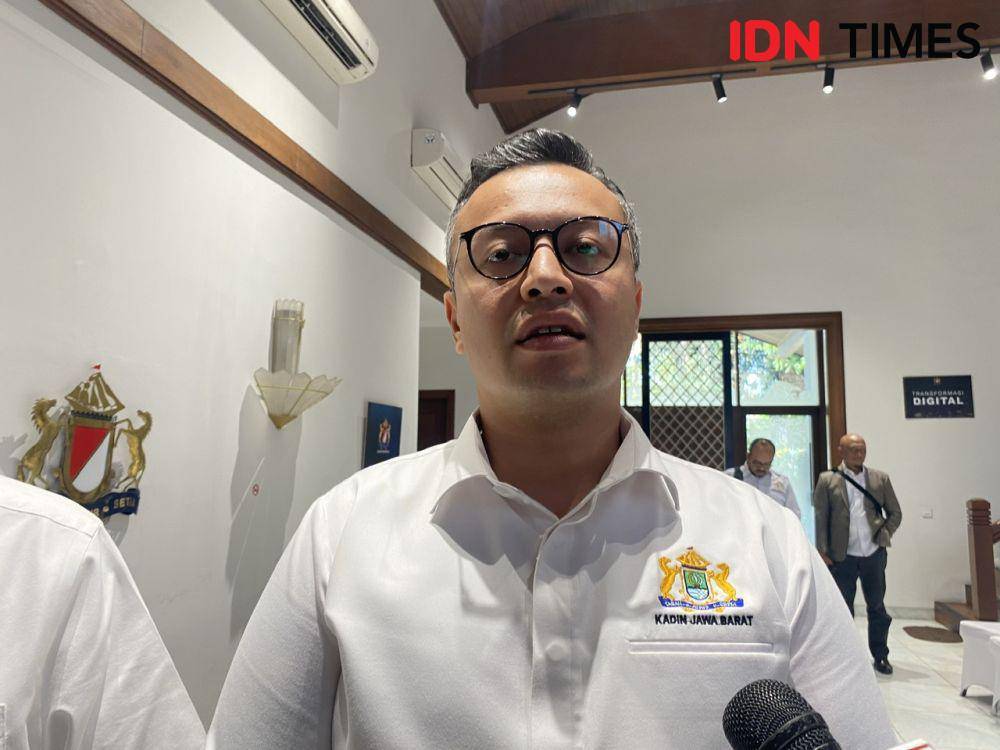 Ketua Umum Kadin Provinsi Jawa Barat (Jabar), Almer Faiq Rusydi. (IDN Times/Vadhia Lidyana)