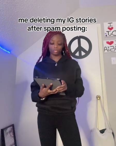 meme kebiasaan hapus story media sosial (tiktok.com/wtfbyche)