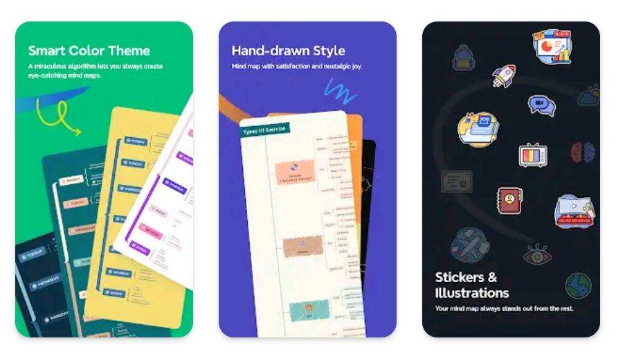 tampilan aplikasi XMind (dok. Play Store/XMind)