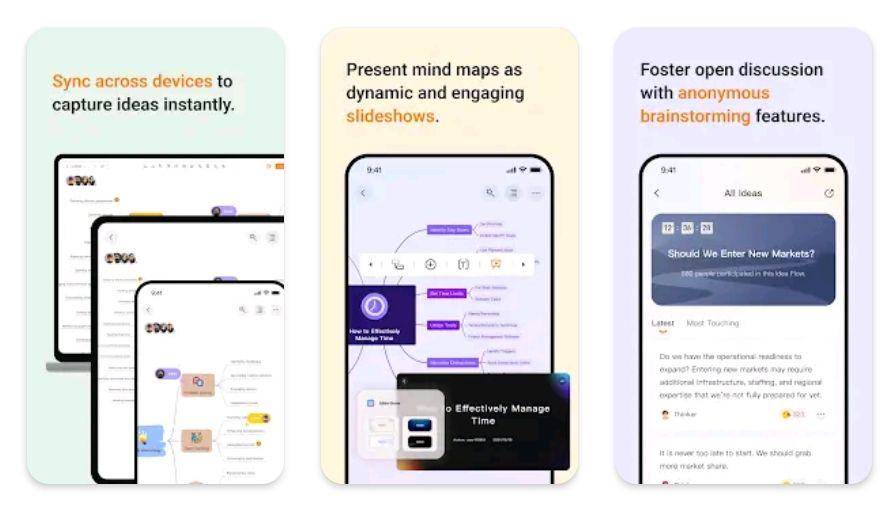 tampilan aplikasi GitMind (dok. Play Store/GitMind)