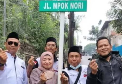 foto Jalan Mpok Nori di Jakarta Timur (instagram.com/engkar_nori)