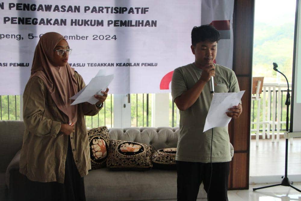 Sentra Gakkumdu Sulsel menggelar Pelatihan Paralegal Penegakan Hukum Pemilihan. (Dok. Istimewa)