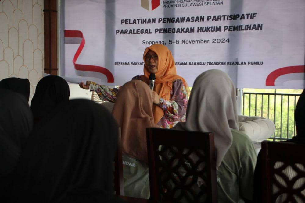 Pelatihan Paralegal, Gakkumdu Sulsel Dorong Pengawasan Partisipatif