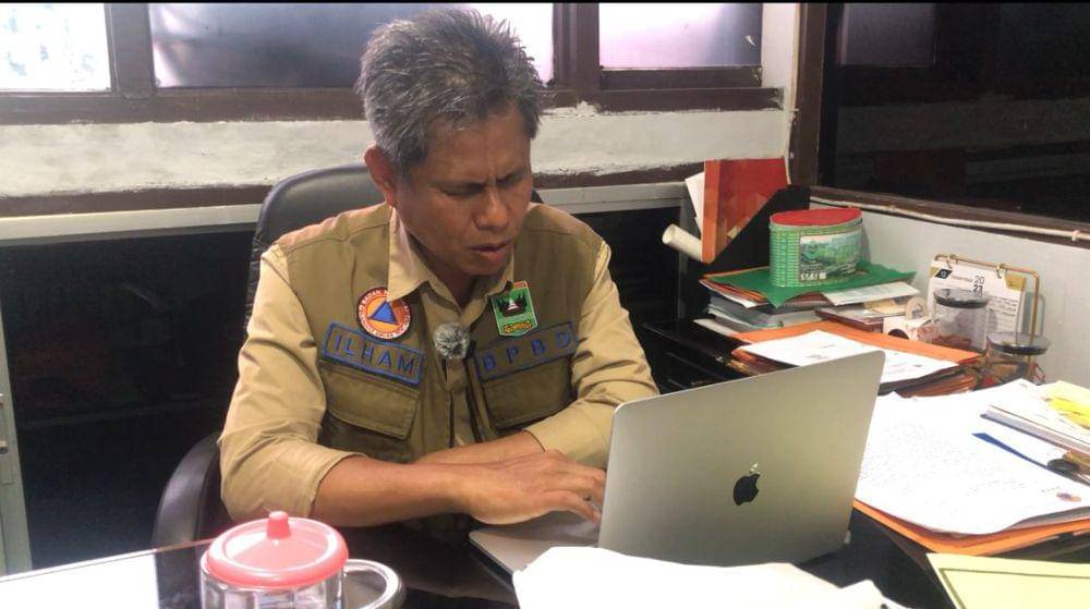 Juru Bicara BPBD Sumbar, Ilham Wahab (Foto: IDN Times/Halbert Caniago)