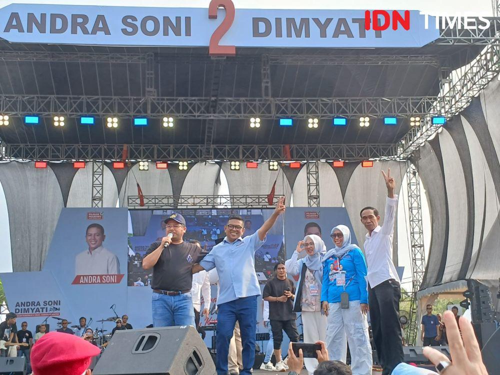H-18 Pencoblosan, Andra Soni - Dimyati Genjot Suara di Tangerang