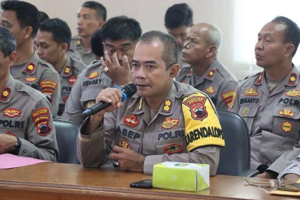 Suasana lokasi debat kedua Pilwakot Semarang 2024 di Patra Convention and Hotel Semarang, Jumat (8/11/2024). (dok. Polrestabes Semarang)