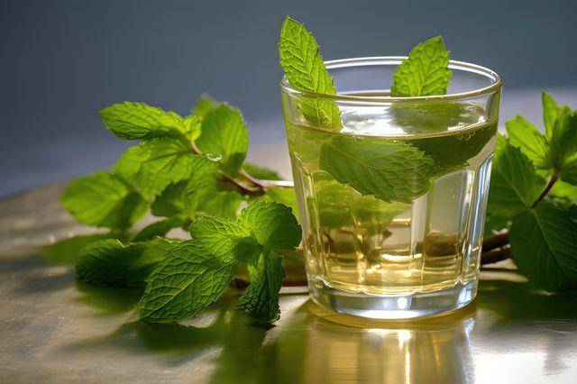 ilustrasi sirup mint (vecteezy.com/hamzah.alderad)