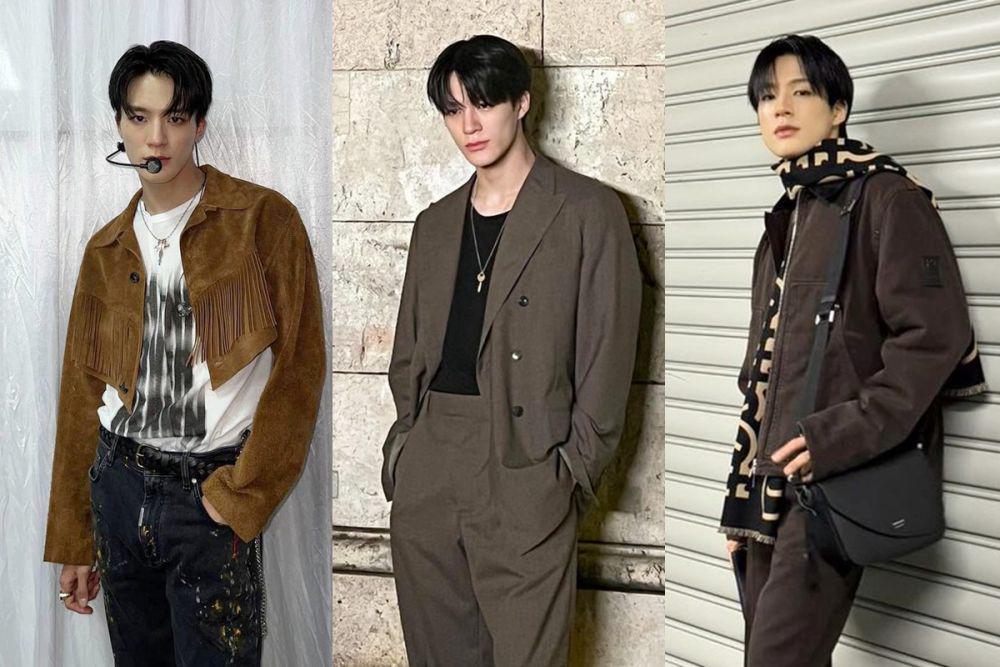 7 Referensi Outfit Nuansa Cokelat ala Jeno NCT, Andalan Cowok Bumi!