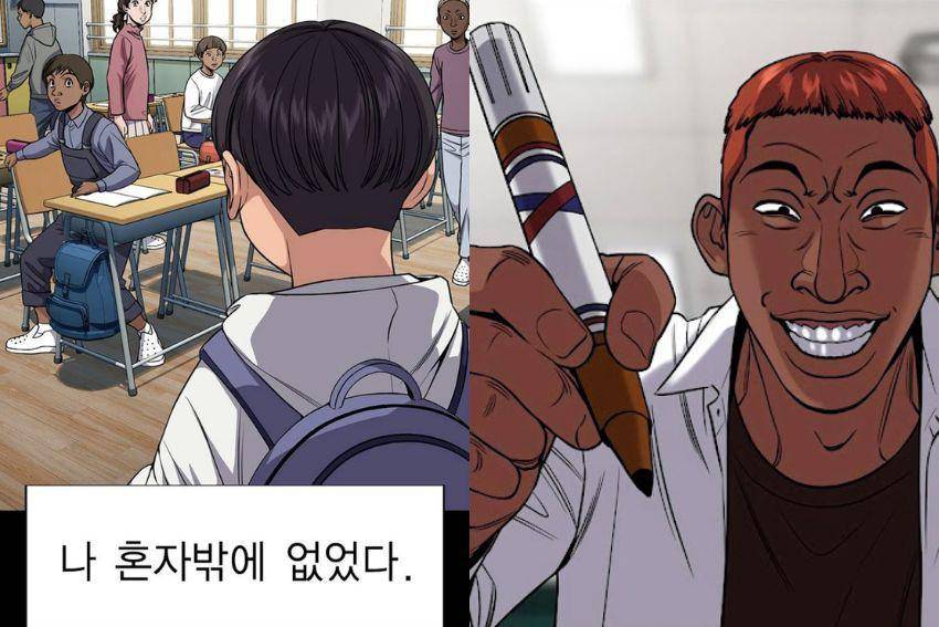 potongan webtoon The Real Lesson (dok. Webtoon/The Real Lesson via koreaboo.com)