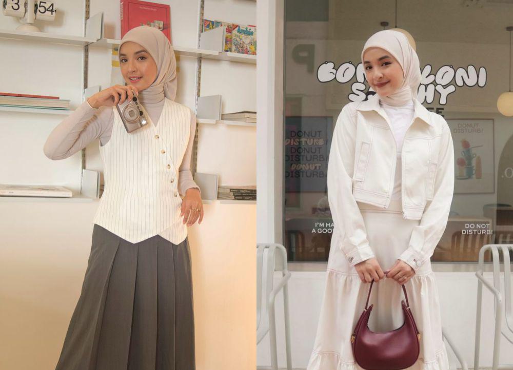 10 Inspirasi OOTD Feminin Chic ala Nabila Ishma, Cocok untuk Hangout!