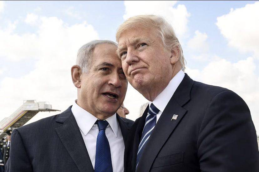 Kebersamaan Benjamin Netanyahu dan Donald Trump. (x.com/@LegitTargets)