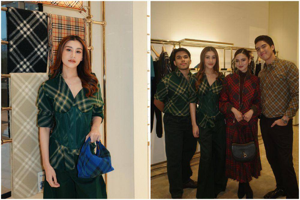 potret Aaliyah Massaid di event Burberry (instagram.com/aaliyah.massaid)