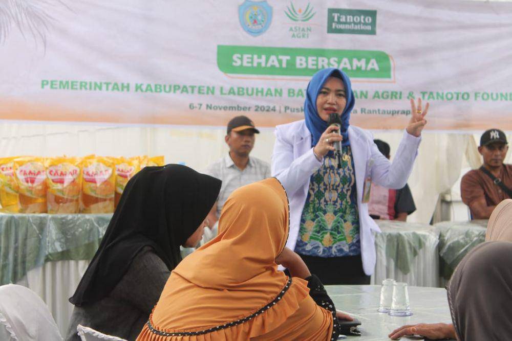 Acara Sehat Bersama Asian Agri dan Tanoto Foundation di Rantauprapat, Labuhanbatu (Dok. IDN Times)