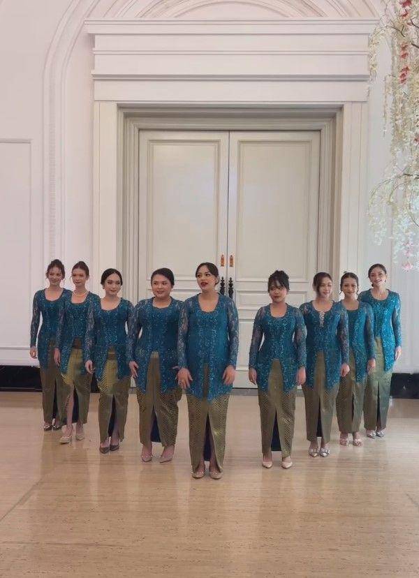 potret bridesmaid Febby Rastanty (instagram.com/fadlan_indonesia)