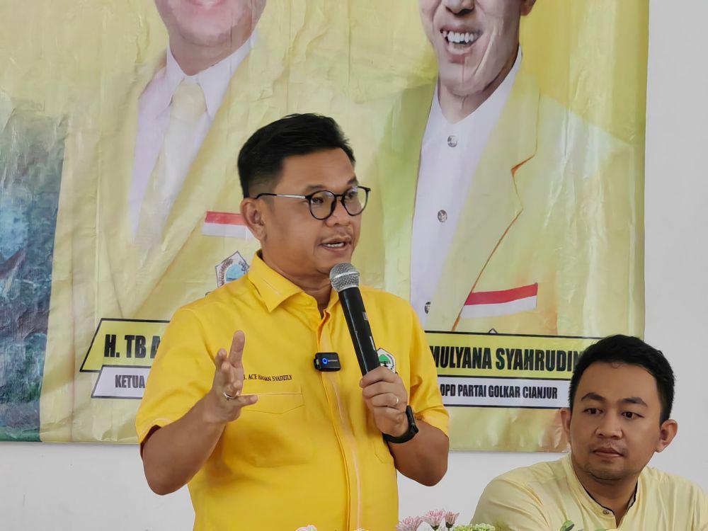 Ketua DPW Golkar Jabar: Kader Cianjur Kerja Keras Menangkan Deden-Efa