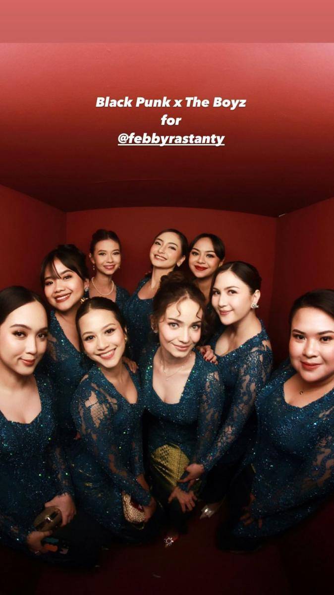 potret bridesmaid Febby Rastanty (instagram.com/jscmila)