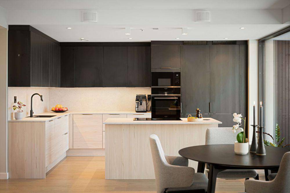 inspirasi desain interior dapur dengan lemari terintegrasi (unsplash.com/Alex Tyson)