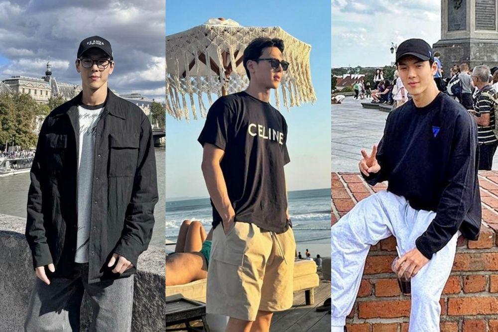7 Ide OOTD Traveling ala Shownu MONSTA X, Liburan Modis Anti Ribet!
