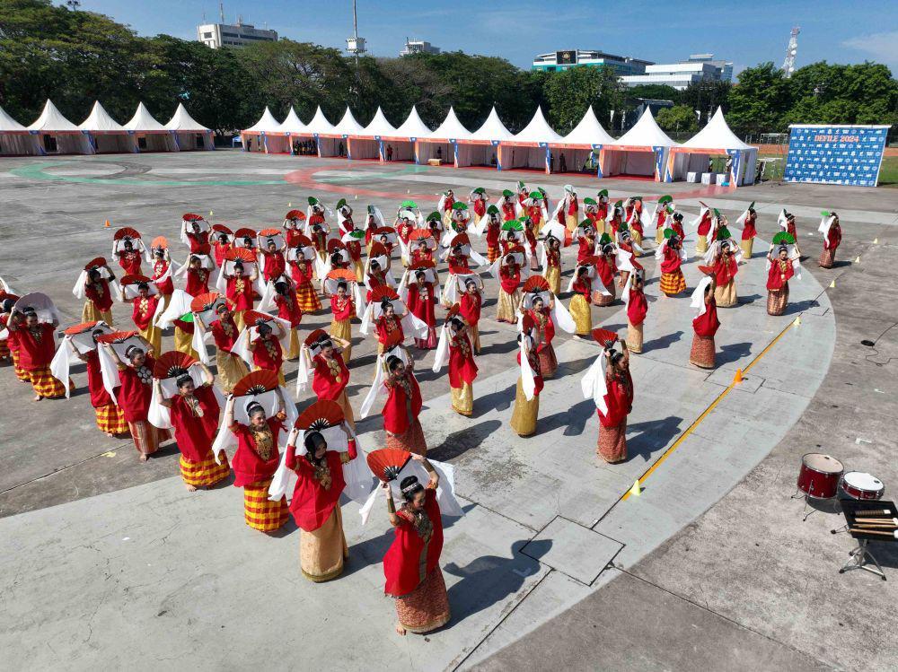 Drum Corps dan Tari Butta Kalabbirangku Meriahkan HUT Kota Makassar