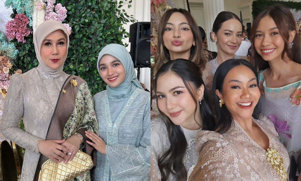 7 Gaya Seleb di Akad Nikah Febby Rastanty, Beragam Kebaya dan Gaun