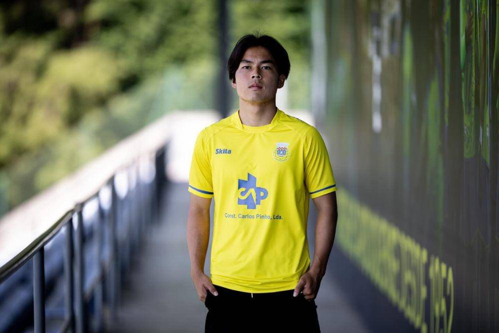 Taichi Fukui saat bergabung dengan Arouca. (instagram.com/taichi__fukui)