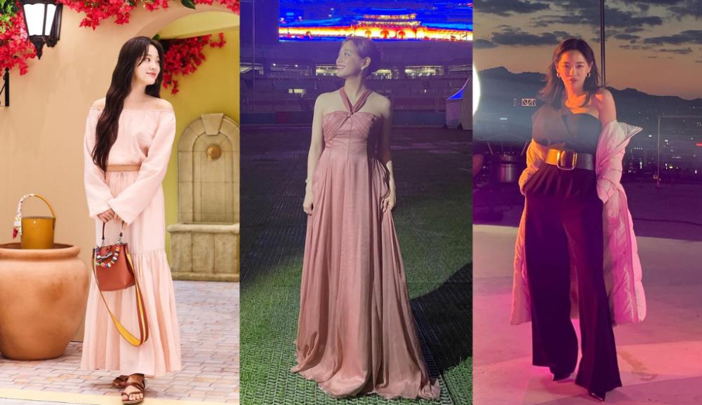 9 Referensi Outfit Kondangan ala Kim Sejeong, Anggun Memesona!