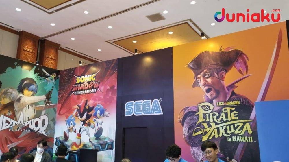 Foto booth SEGA di Indonesia Comic Con 2024. Fotografer: Fahrul Nurullah. (Duniaku.com/Fahrul Razi Uni Nurullah)