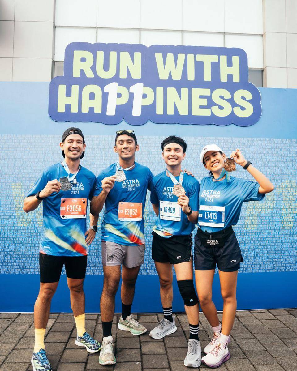 potret Daffa Wardhana marathon 10K (instagram.com/daffawardhana)