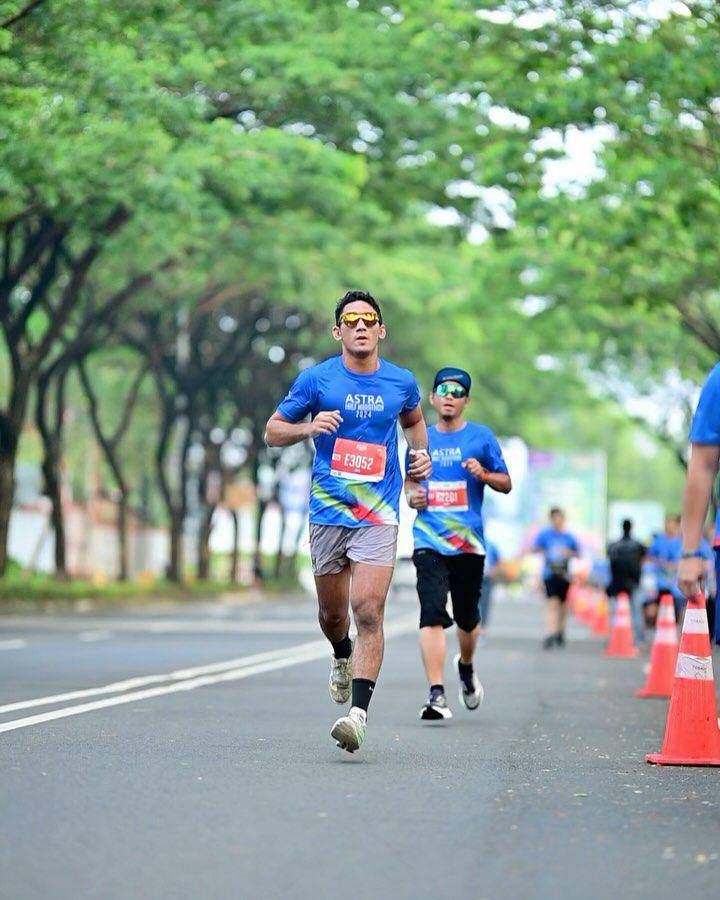 potret Daffa Wardhana marathon 10K (instagram.com/daffawardhana)