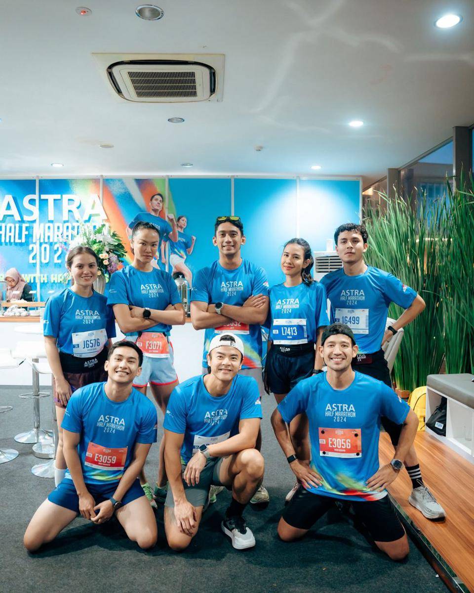 potret Daffa Wardhana marathon 10K (instagram.com/daffawardhana)
