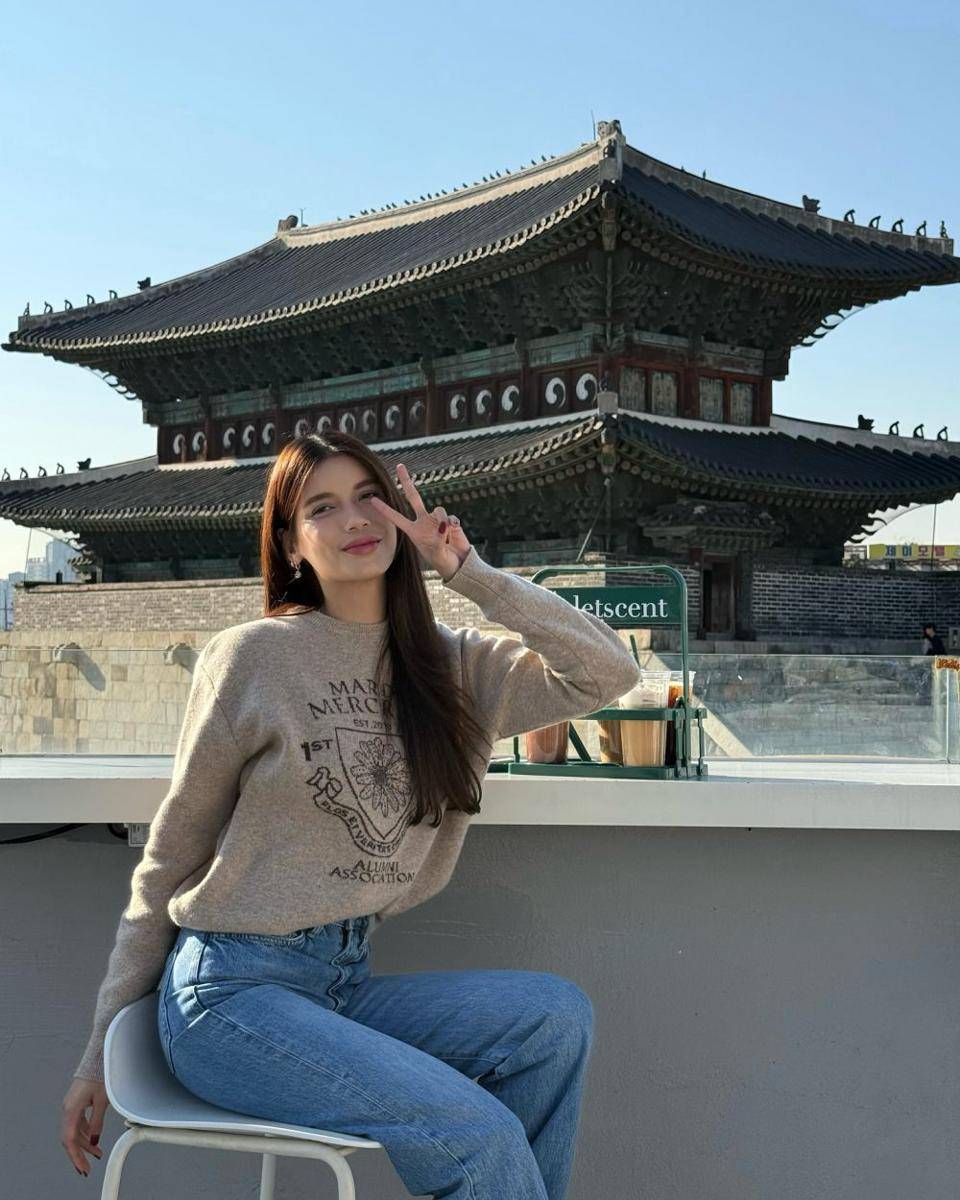 potret Sabrina Chairunnisa di Korea Selatan (instagram.com/sabrinachairunnisa_)