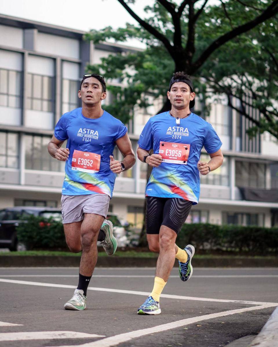 potret Daffa Wardhana marathon 10K (instagram.com/daffawardhana)