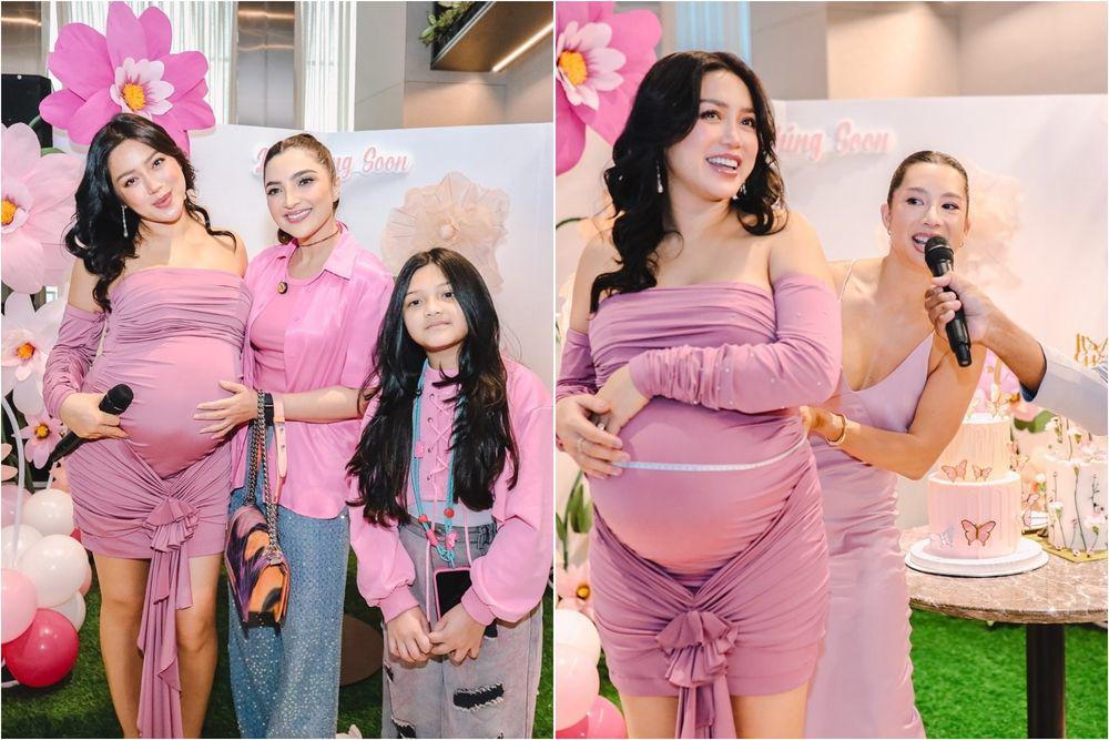 8 Potret Baby Shower Jessica Iskandar, Serba Pink!