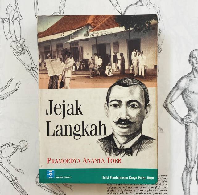 Novel Jejak Langkah Karya Pramoedya Ananta Toer (Instagram/makarumakara)