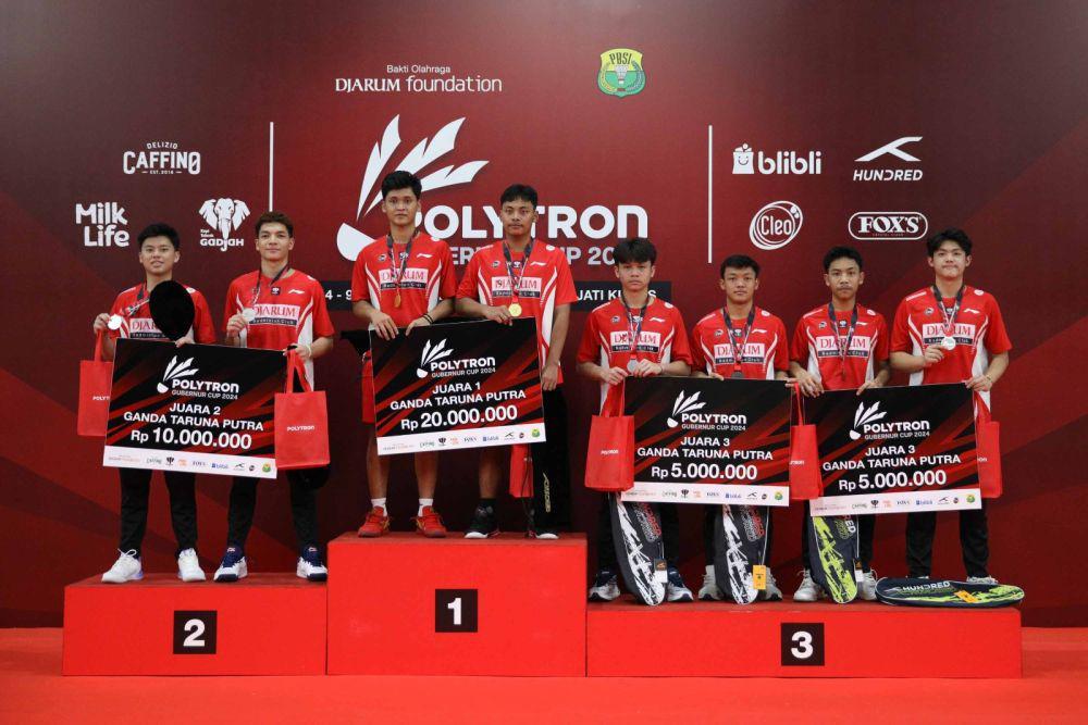 PB Djarum Jadi Juara Umum Polytron Gubernur Cup 2024