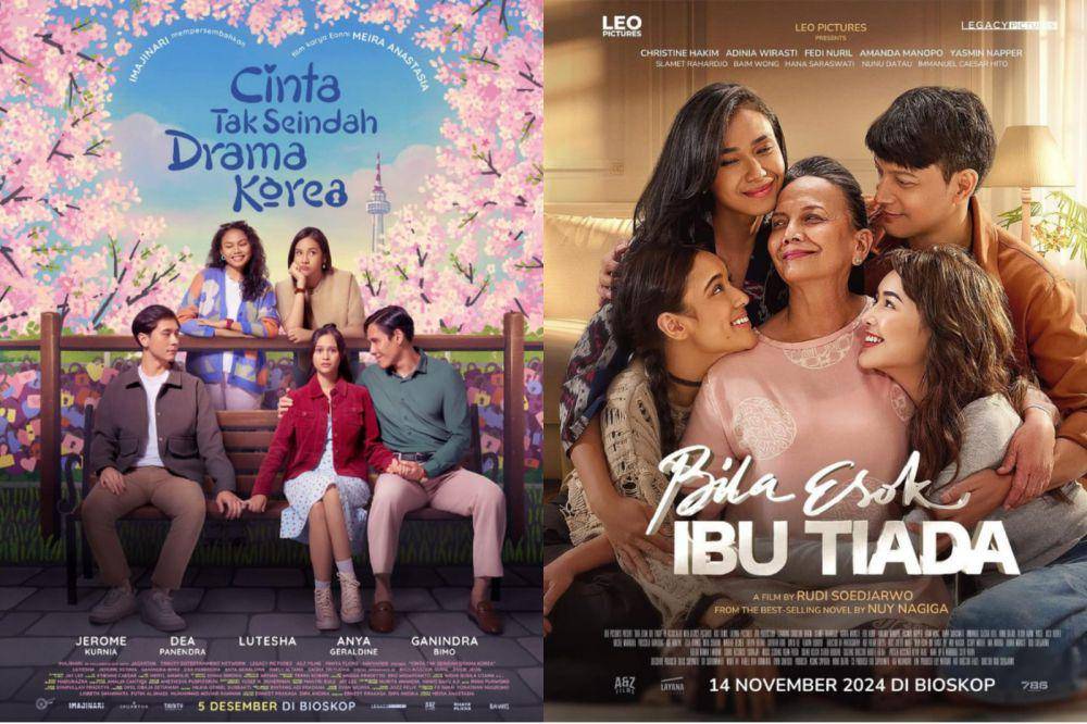 Film non horor Legacy Pictures di paruh kedua 2024 (dok. Legacy Pictures / Bila Esok Ibu Tiada | dok. Legacy Pictures / Cinta Tak Seindah Drama Korea)