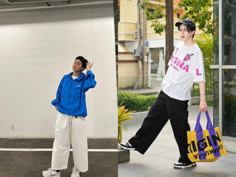 outfit sporty look ala William LYKN (instagram.com/williamjkp)