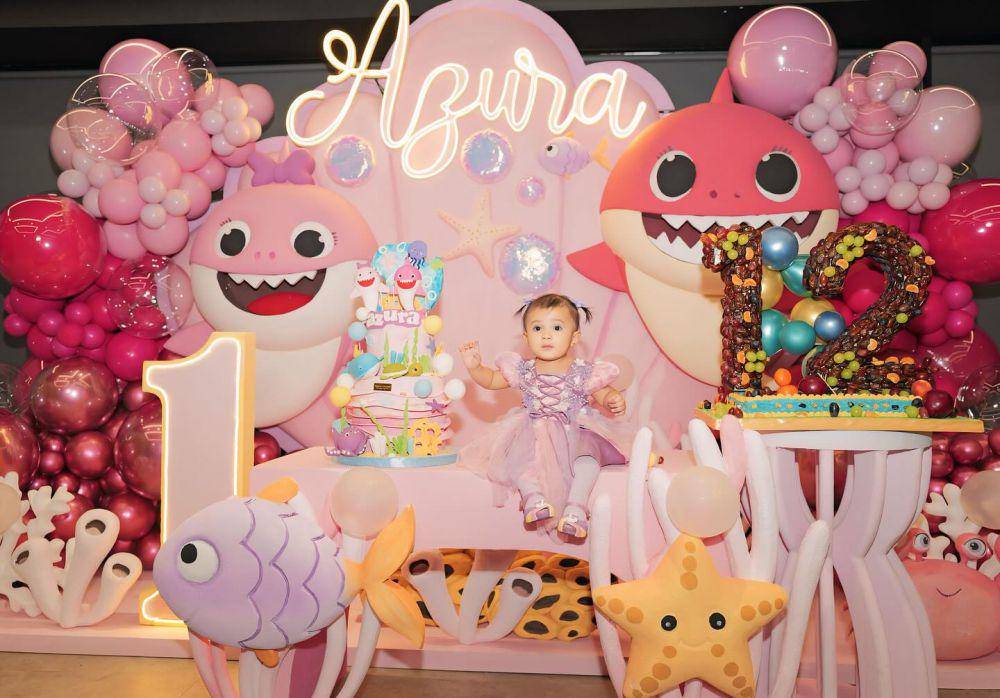 potret perayaan ulang tahun pertama Azura (instagram.com/attahalilintar)