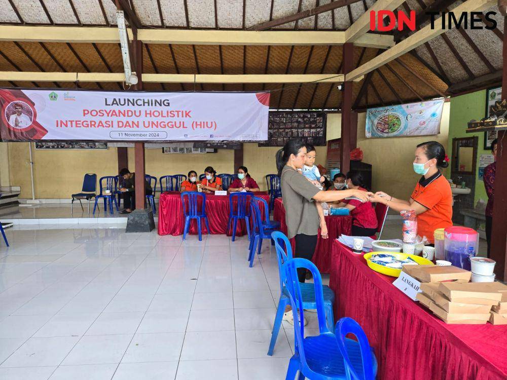 Dinas Kesehatan Tabanan meluncurkan Puskesmas HIU, Senin (11/11/2024) (IDN Times/Wira Sanjiwani)