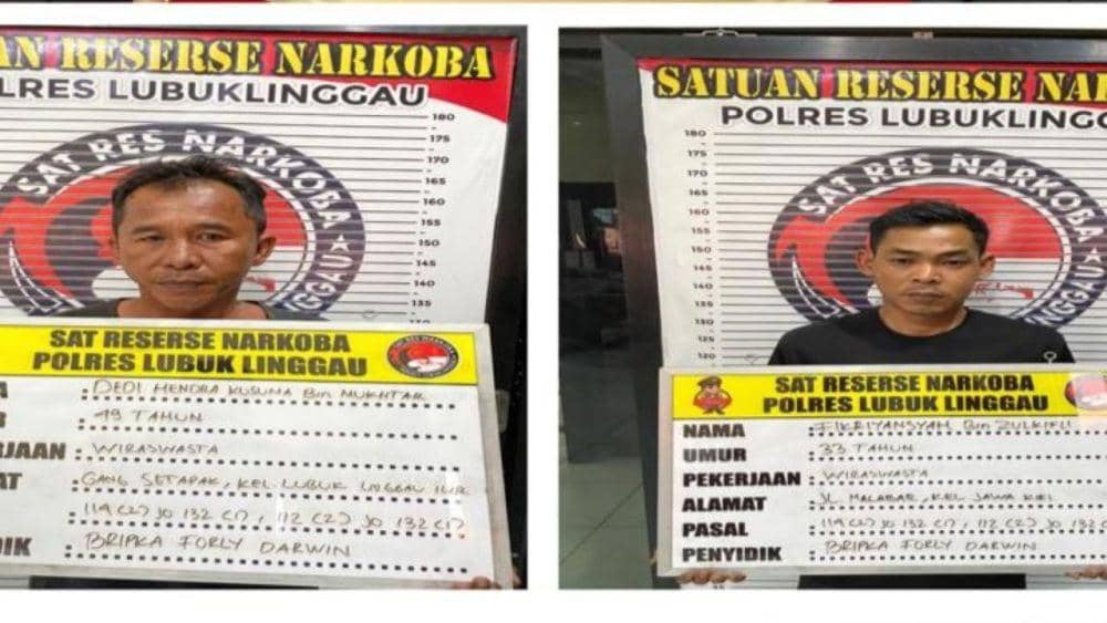 Polisi Tangkap Pengedar 2 Kg Sabu dan Ribuan Ekstasi di Lubuk Linggau