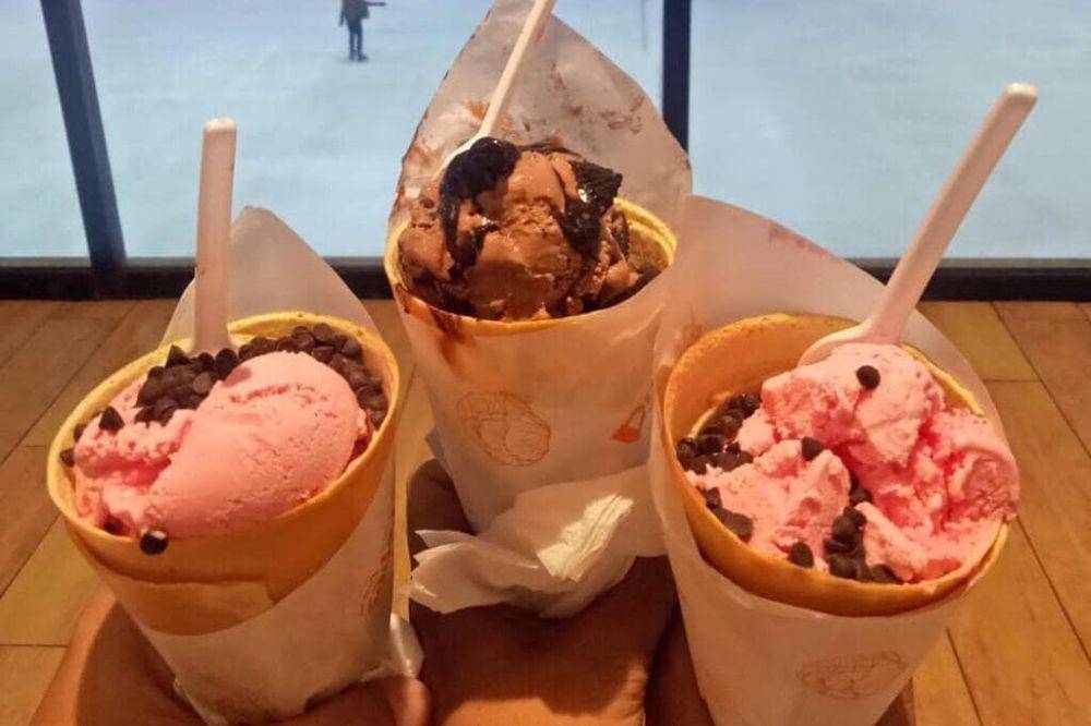 menu ice cream crepes di D'crepes